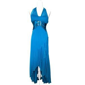 Y2k vintage city of triangles dress sz m